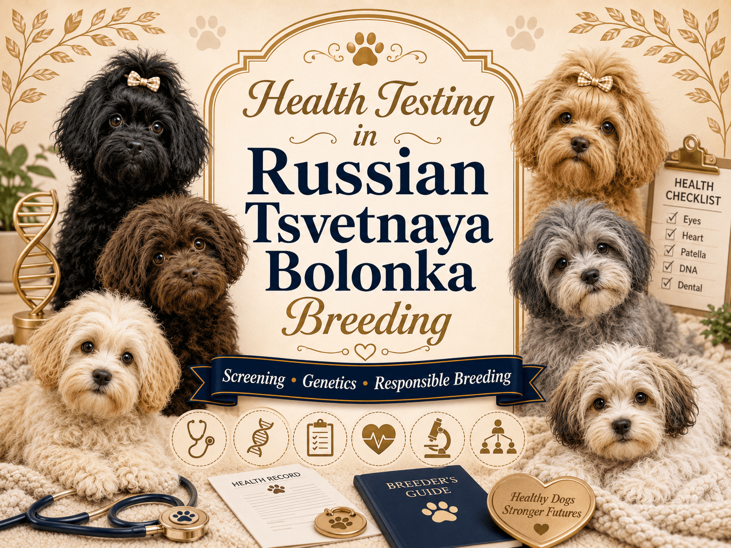 Health Testing in Russian Tsvetnaya Bolonka Breeding